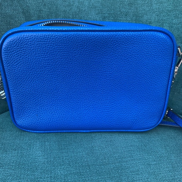 Michael Kors Vibrant Blue Studded Crossbody Purse - Picture 6 of 9